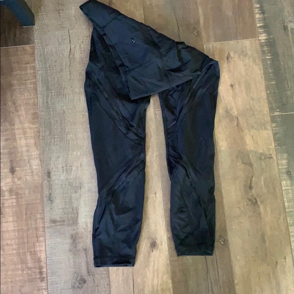 High waisted mesh leggings
